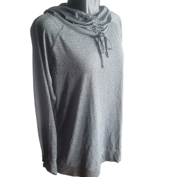 Champion Grey Long Sleeve Hooded Top XXL - Picture 3 of 7